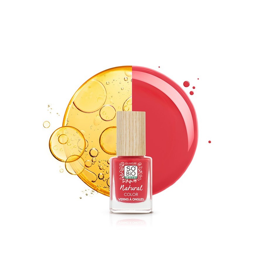 Esmalte de uñas, Natural - Rojo Amapola So Bio étic - 1