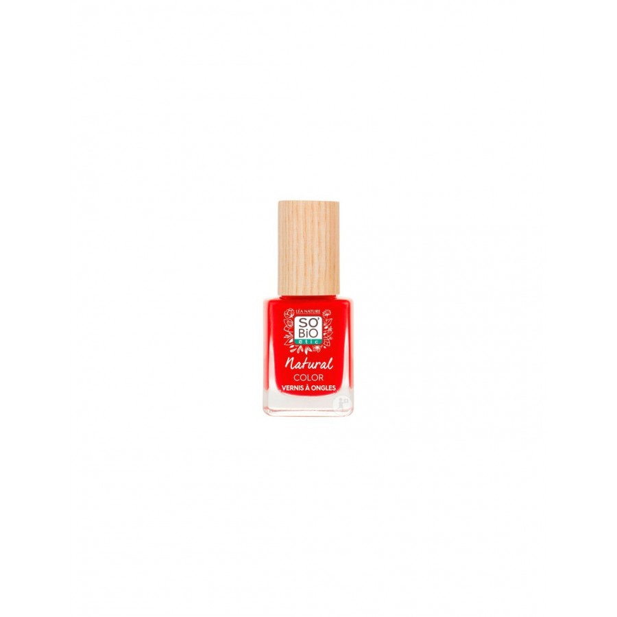 Esmalte de uñas, natural - Rojo Esencial So Bio étic - 2