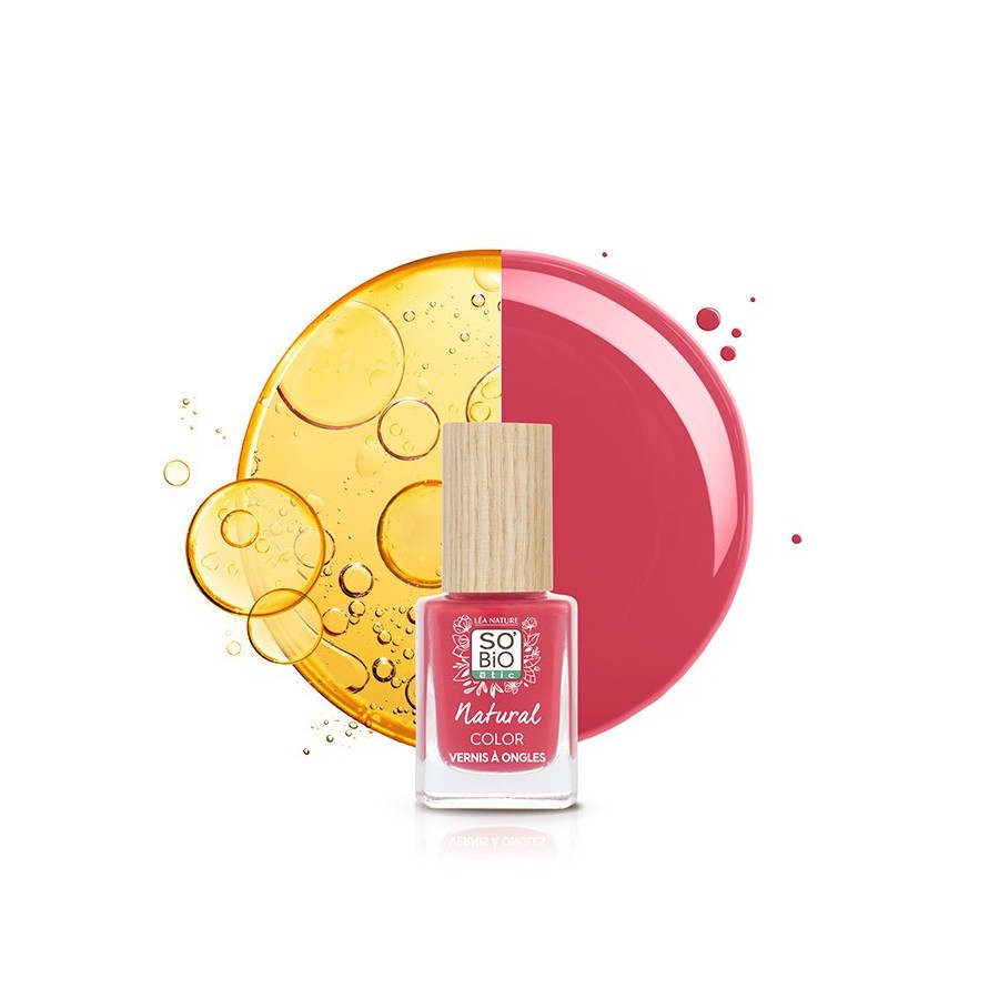 Esmalte de uñas, Natural - Coral vibrante. So Bio étic - 1