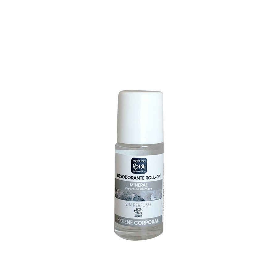 Desodorante Roll- on Mineral Sin Perfume Natura BIO - 1