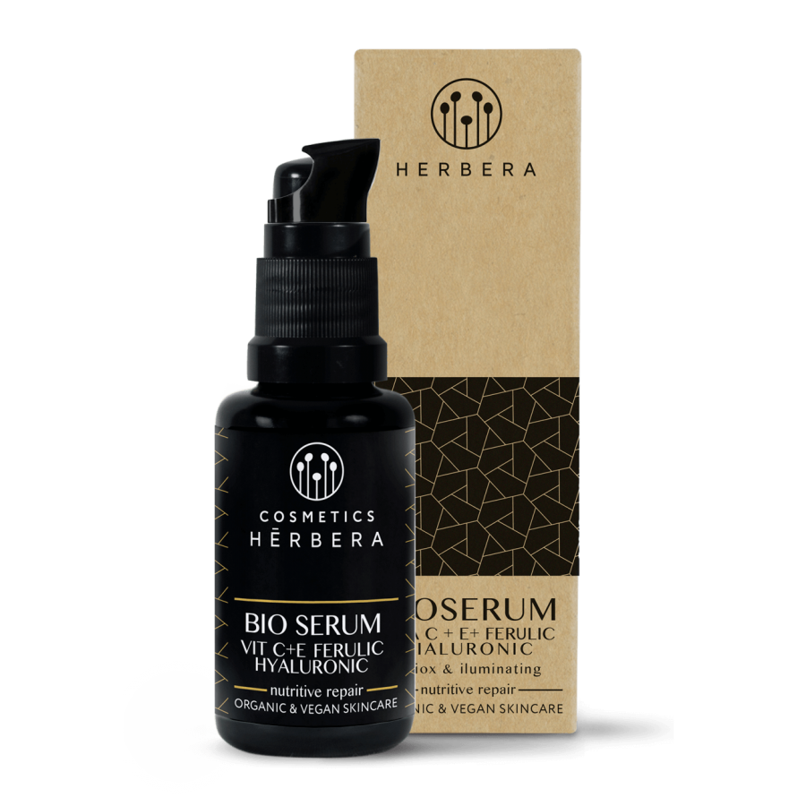 Bio Serum vitamian C + E + Ferulico y Ácido hialuronico. Herbera - 1