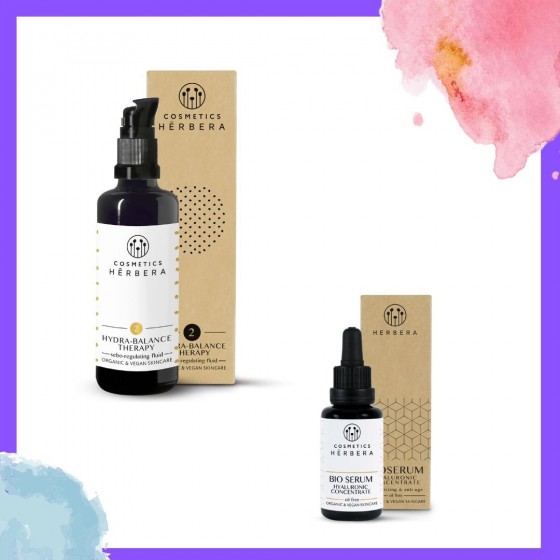 Ecoboxequilibrante de Herbera. Serum hyaluronico + Hydra Balance.