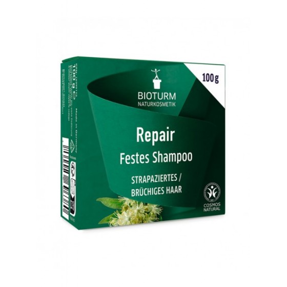 Champú sólido cabello dañado BIOturm.