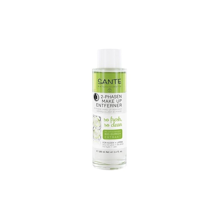 Desmaquillador bifásico refrescante para ojos y labios de Sante.BIO Sante - 1