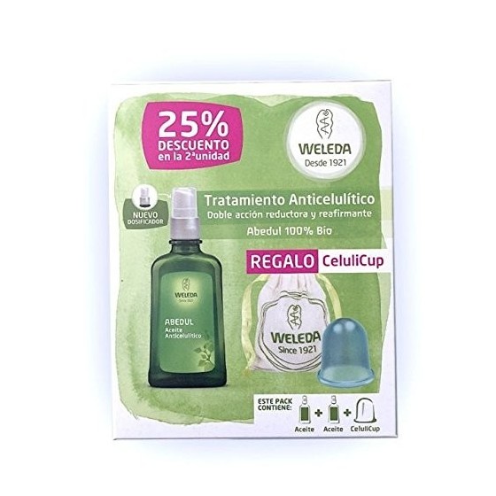 Pack anticelulítico Abedul 2 de  100 ml Celulicup de Weleda