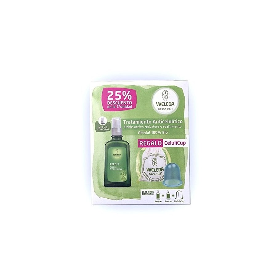 Pack anticelulítico Abedul 2 x 100 ml+ Celulicup de Weleda Pack anticelulítico Abedul 2 x 100 ml+ Celulicup de Weleda