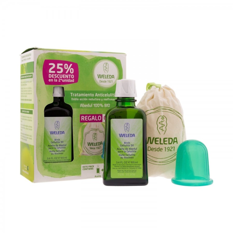 Pack anticelulítico Abedul 2 de  100 ml Celulicup de Weleda Weleda - 2