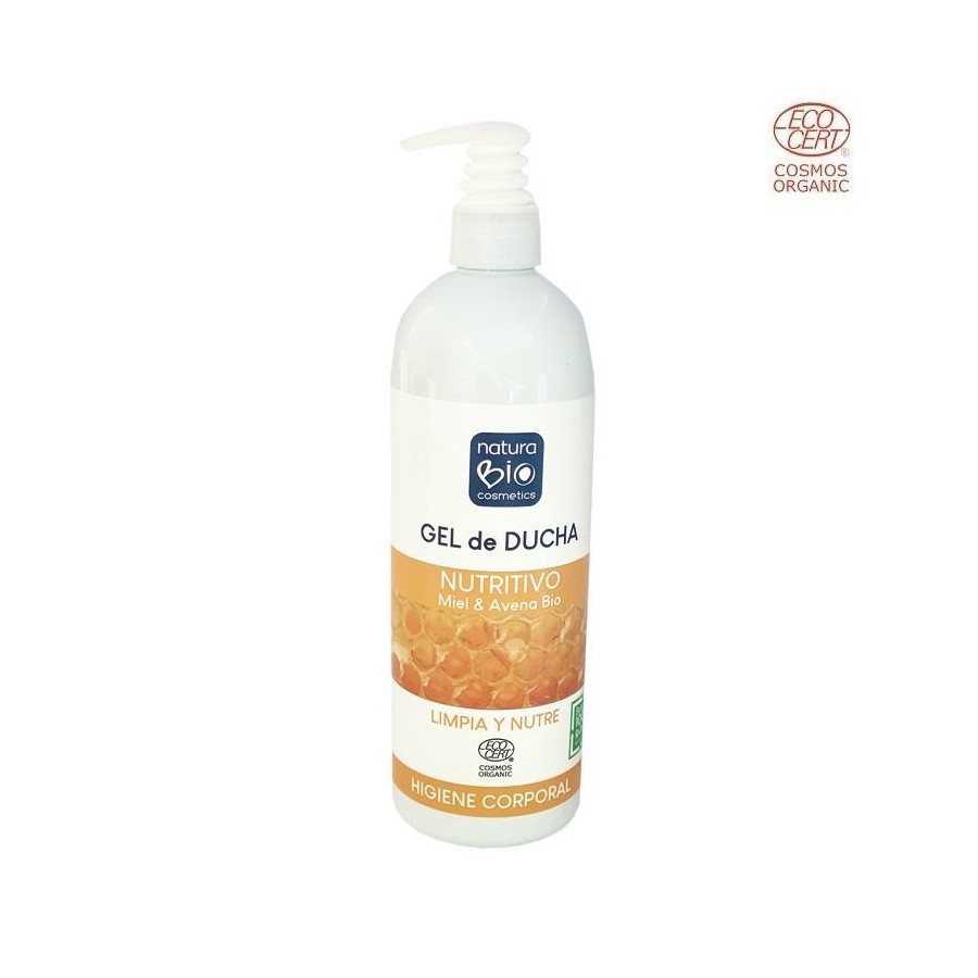 Gel de ducha nutritivo Miel & Avena Natura BIO - 1