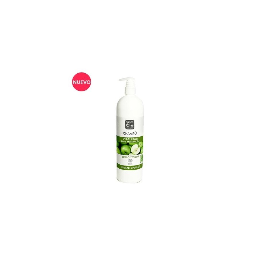 Champú Vitalidad Aloe vera & Manzana BIO Natura BIO - 1