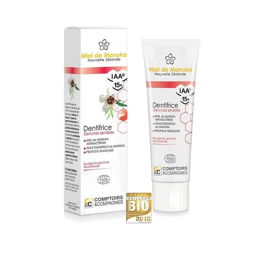 Dentífrico Miel de Manuka, encías sensibles Dentífrico Miel de Manuka, encías sensibles