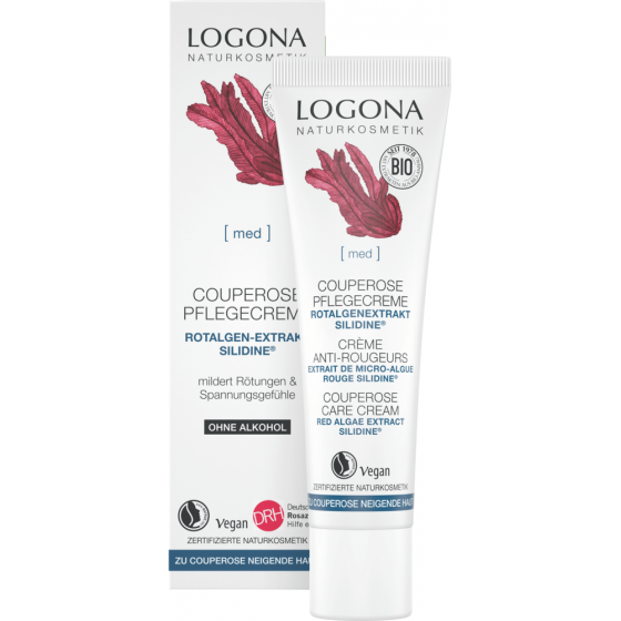 Crema facial Cuperosis Alga Roja Logona