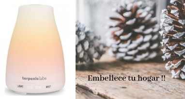 aromatizador aceites esenciales- cromoterapia